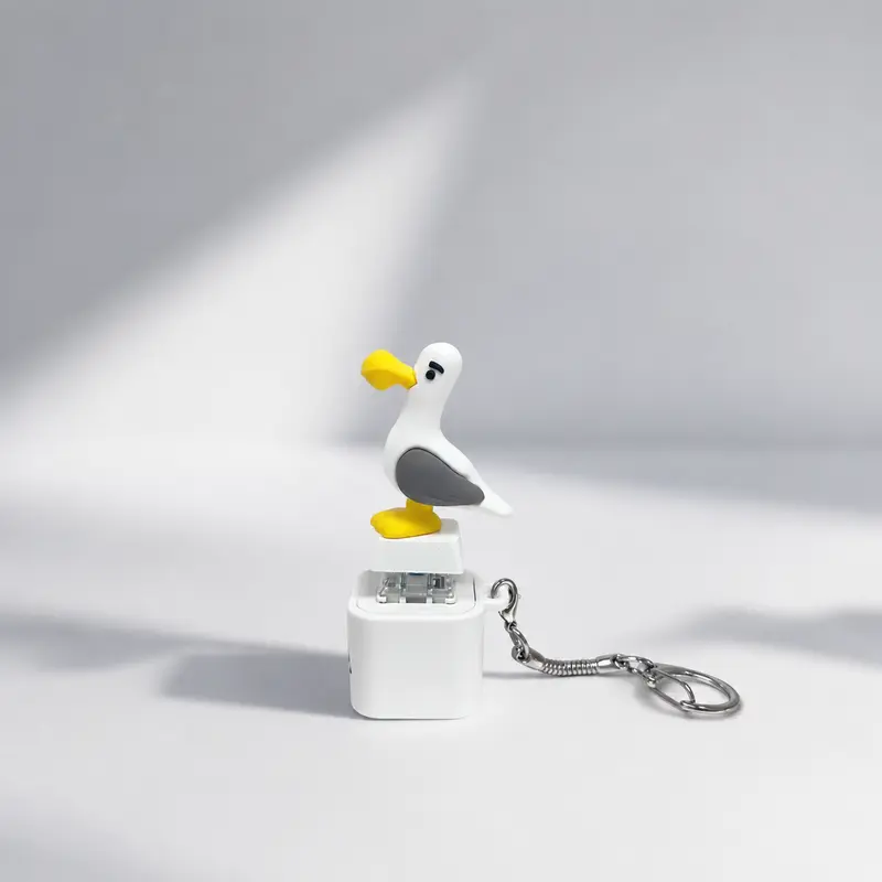 Sound LED Seagull MINE Keychain Funny Interactive Gift - Image 3