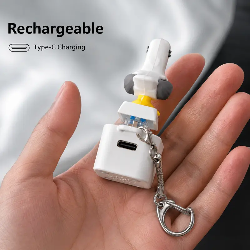 Sound LED Seagull MINE Keychain Funny Interactive Gift - Image 6