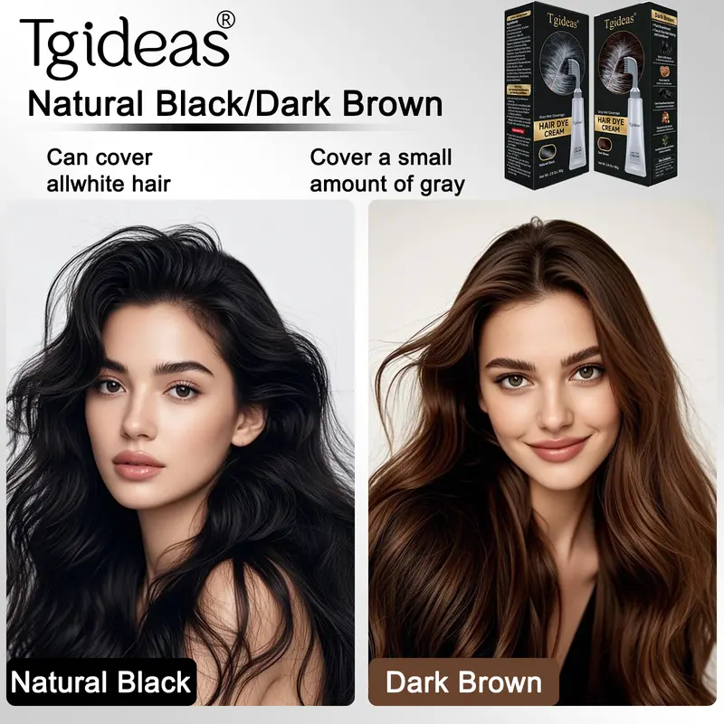 Portable Hair Dye Comb Cream | Full Gray Coverage Hyaluronic Acid - Image 6