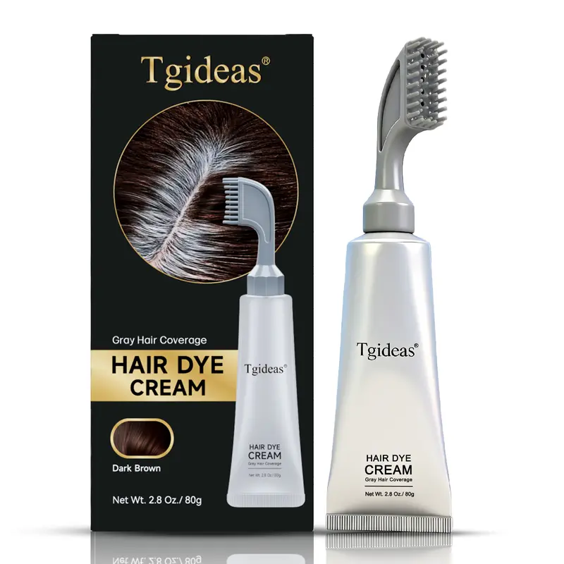 Portable Hair Dye Comb Cream | Full Gray Coverage Hyaluronic Acid - Image 8