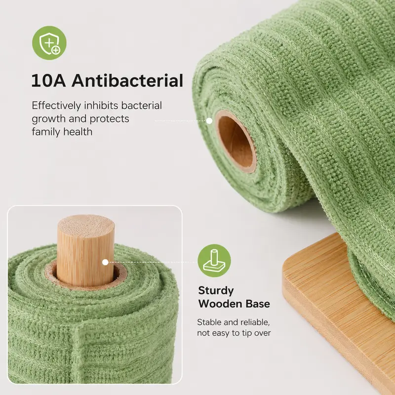 Tearable Plush Cleaning Cloth Roll for Household Cleaning - Image 8